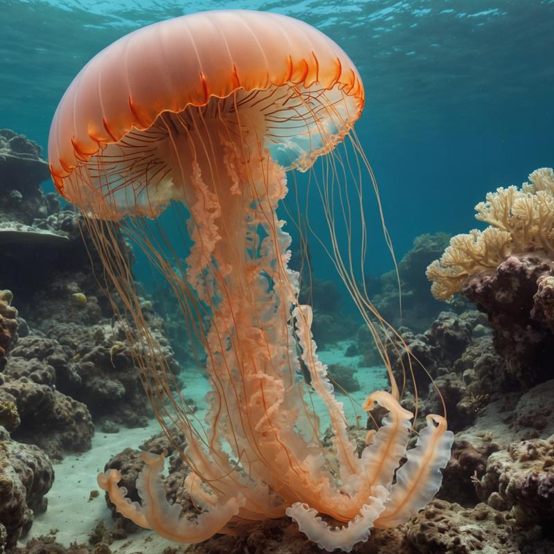 00123-746865292-cinematic photo of a Jellyfish underwaters, vibrant coral, sea fauna, intricate detail, long shot.png